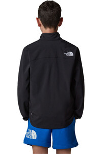 The North Face chaqueta softshell niño TEEN NIMBLE JACKET vista trasera