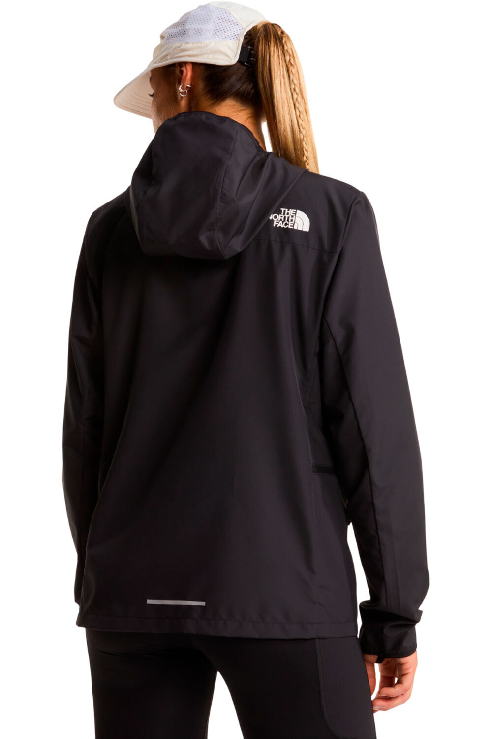 The North Face CHAQUETA TRAIL RUNNING MUJER W FONTANALES WIND JACKET vista trasera