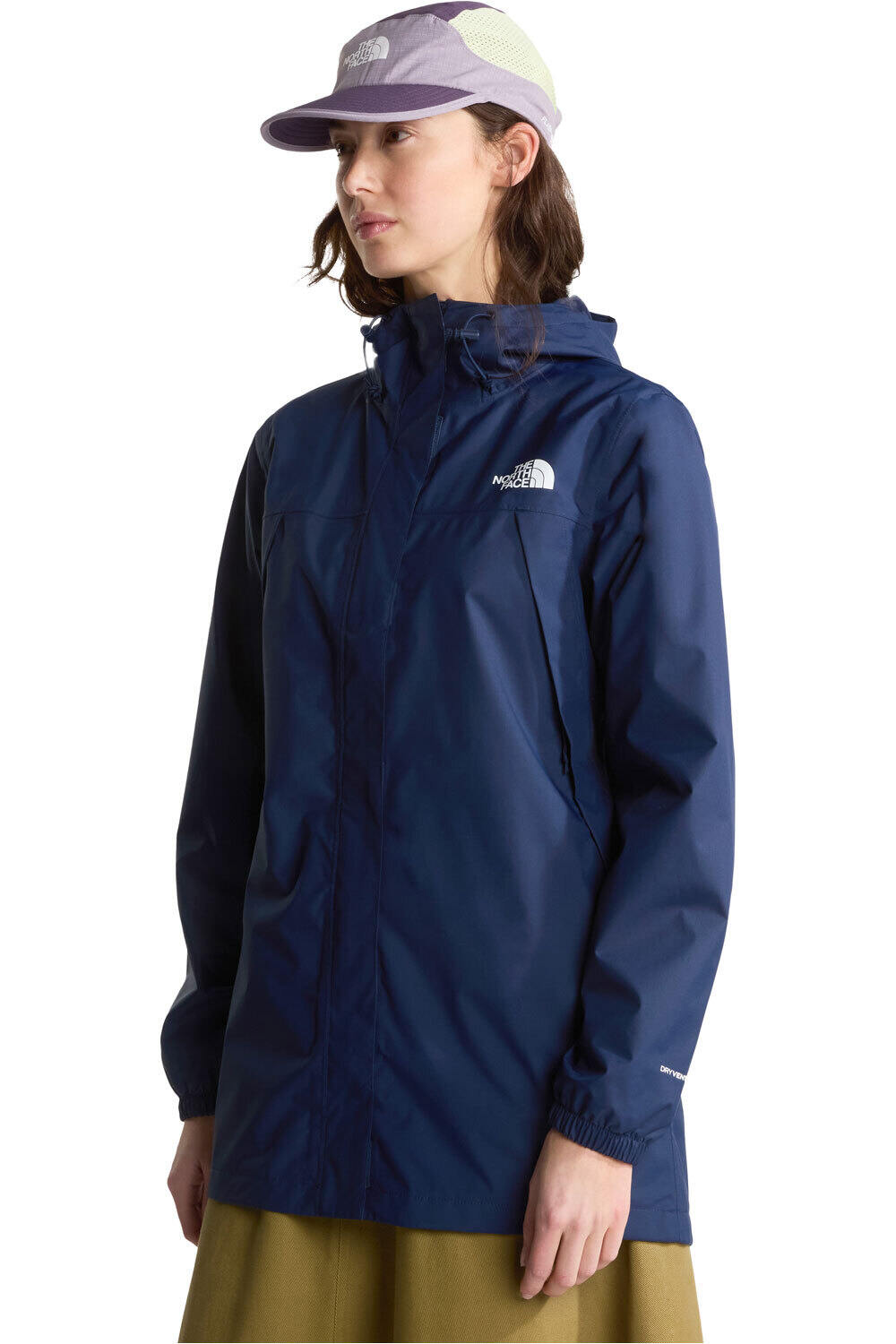 The North Face chubasquero mujer W ANTORA RAIN PARKA vista frontal