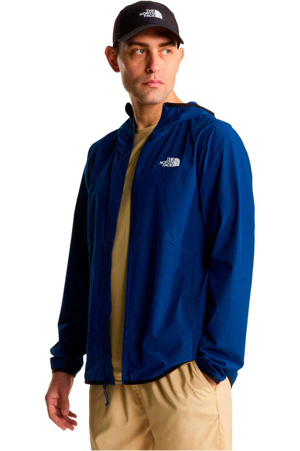 The North Face forro polar hombre M 24/7 WOVEN FZ HOOD vista detalle
