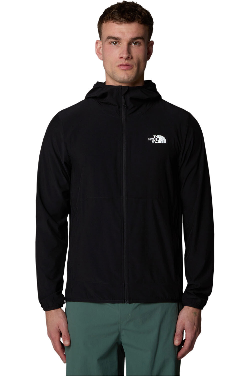 The North Face forro polar hombre M 24/7 WOVEN FZ HOOD vista frontal