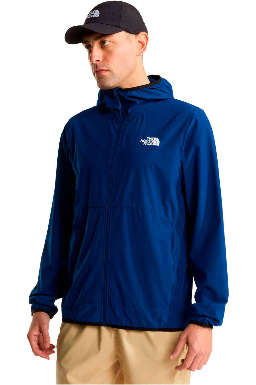 The North Face forro polar hombre M 24/7 WOVEN FZ HOOD vista frontal