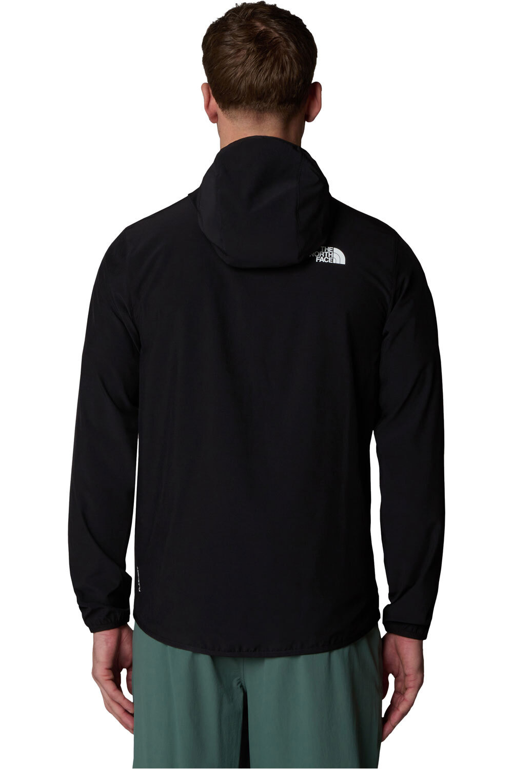 The North Face forro polar hombre M 24/7 WOVEN FZ HOOD vista trasera