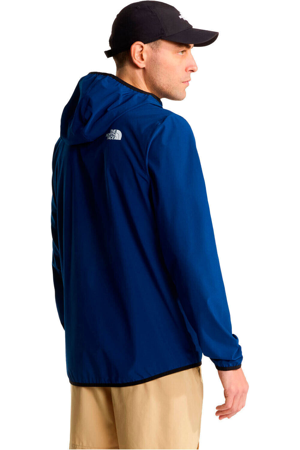 The North Face forro polar hombre M 24/7 WOVEN FZ HOOD vista trasera