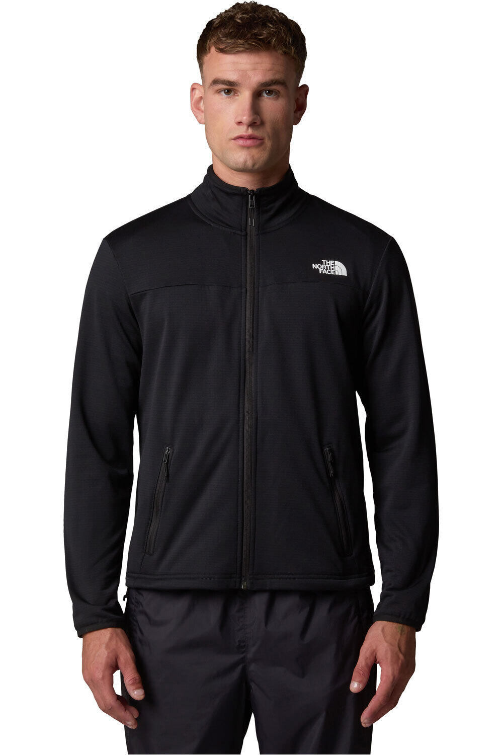 The North Face forro polar hombre M CEDAR TRAIL GRID FLEECE FZ JACKET vista frontal