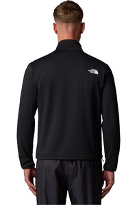 The North Face forro polar hombre M CEDAR TRAIL GRID FLEECE FZ JACKET vista trasera