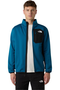 The North Face forro polar hombre M CREST FZ vista detalle