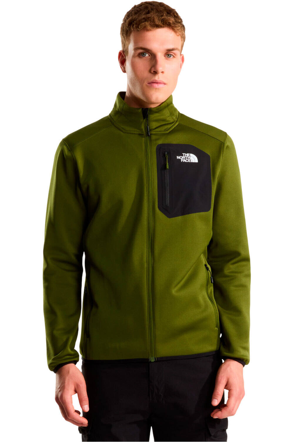 The North Face forro polar hombre M CREST FZ vista frontal
