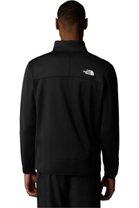 The North Face forro polar hombre M CREST FZ vista trasera