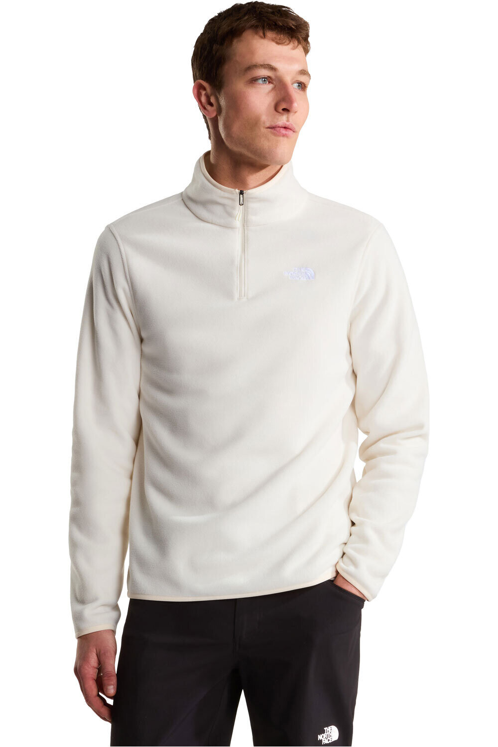 The North Face forro polar hombre M GLACIER FLEECE 1/4 ZIP JACKET vista frontal