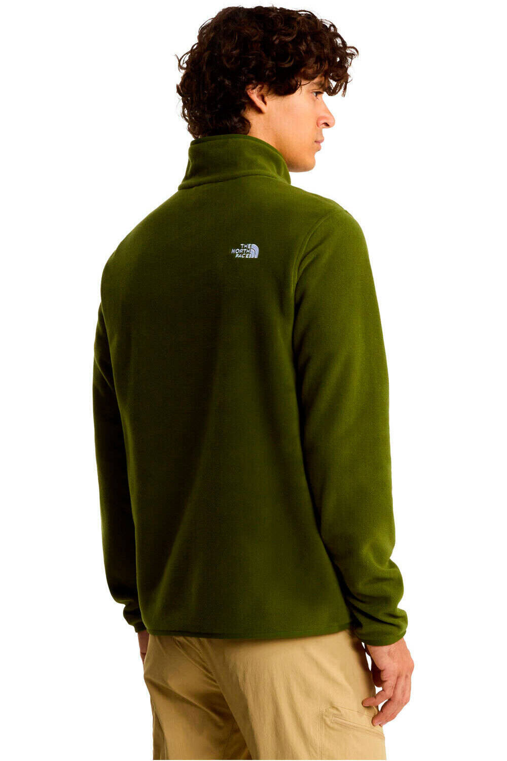 The North Face forro polar hombre M GLACIER FLEECE 1/4 ZIP JACKET vista trasera