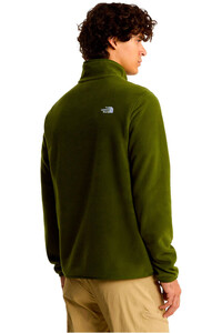 The North Face forro polar hombre M GLACIER FLEECE 1/4 ZIP JACKET vista trasera