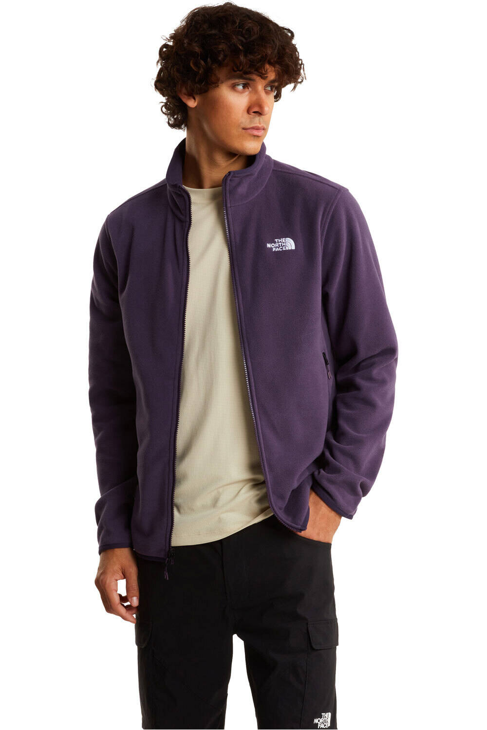 The North Face forro polar hombre M GLACIER FLEECE JACKET vista detalle
