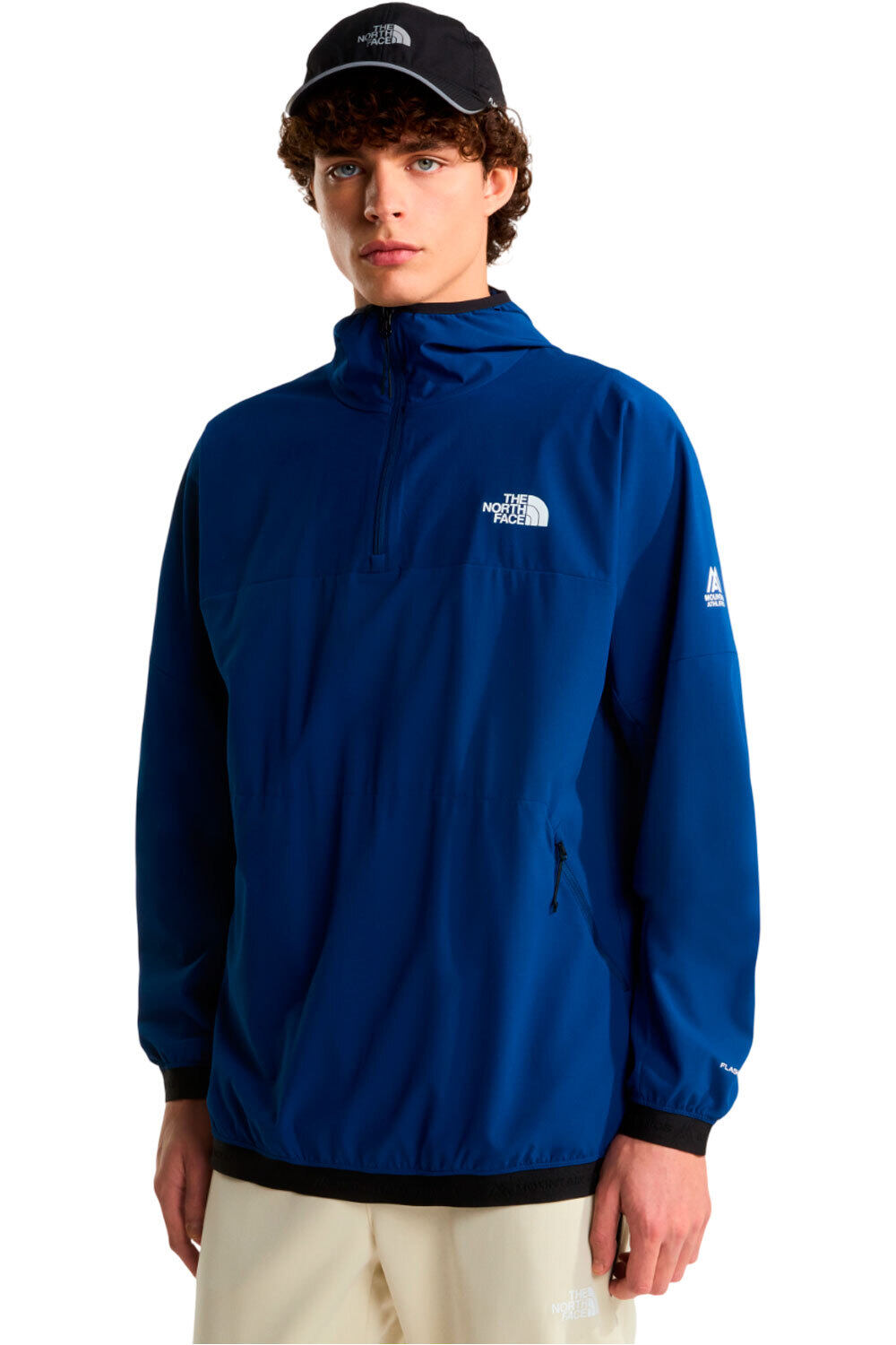 The North Face forro polar hombre M MOUNTAIN ATHLETICS USHBA 1/4 ZIP vista frontal