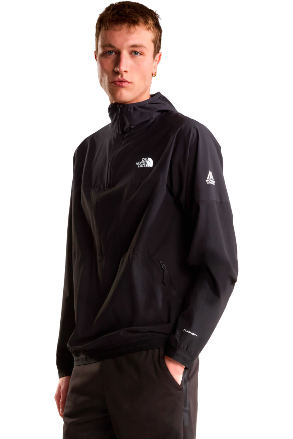 The North Face forro polar hombre M MOUNTAIN ATHLETICS USHBA 1/4 ZIP vista frontal