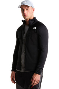 The North Face forro polar hombre M POLARTEC POWERGRID STORMGAP JACKET vista detalle