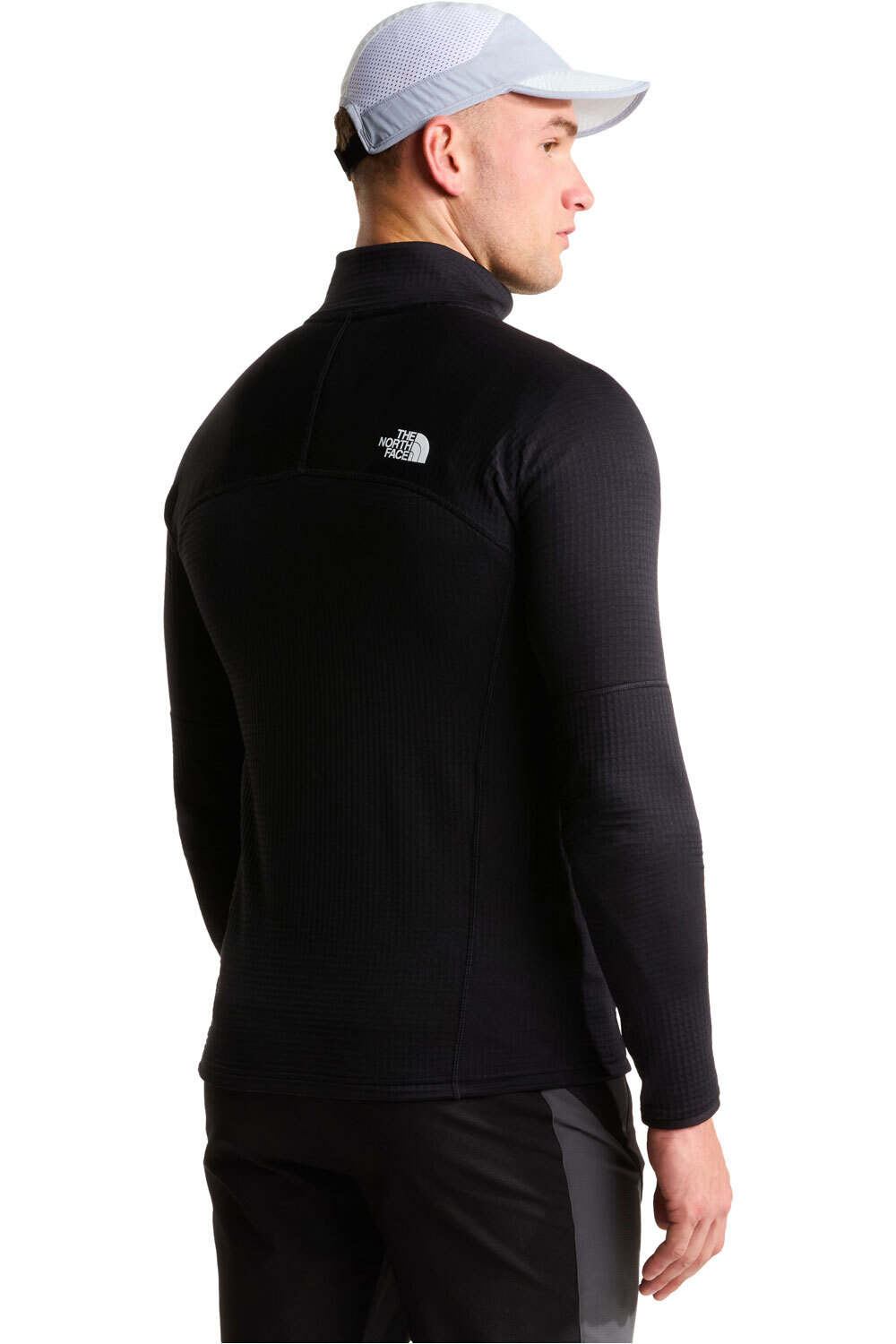 The North Face forro polar hombre M POLARTEC POWERGRID STORMGAP JACKET vista trasera