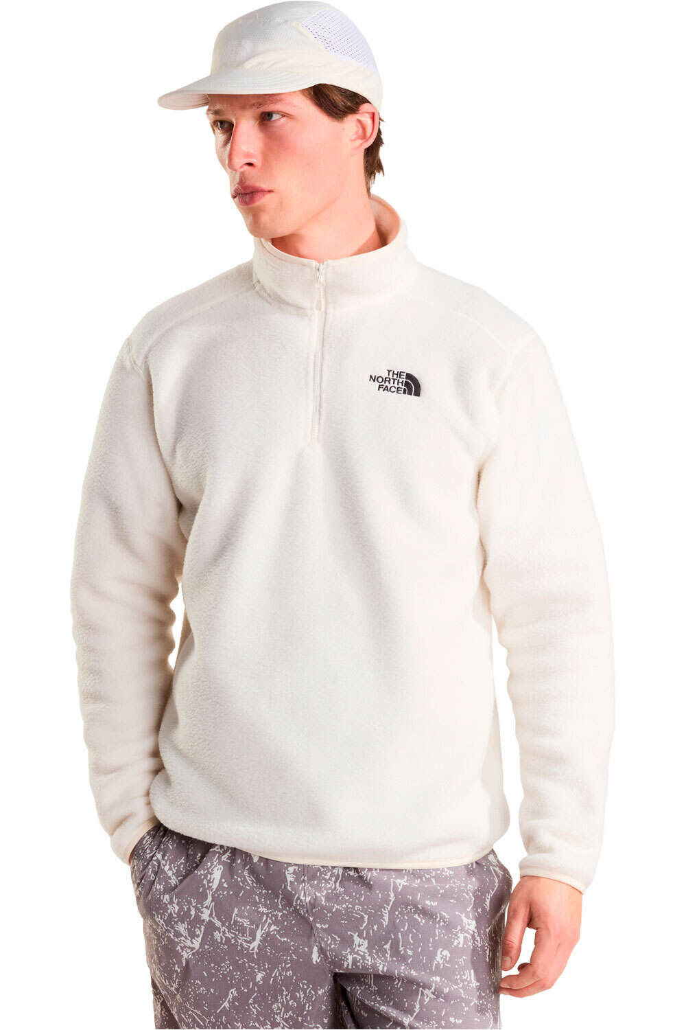 The North Face forro polar hombre M SHISPARE 1-4 ZIP FLEECE vista frontal