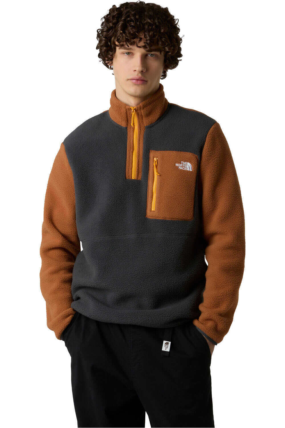 The North Face forro polar hombre M YUMIORI 1/4 ZIP vista frontal