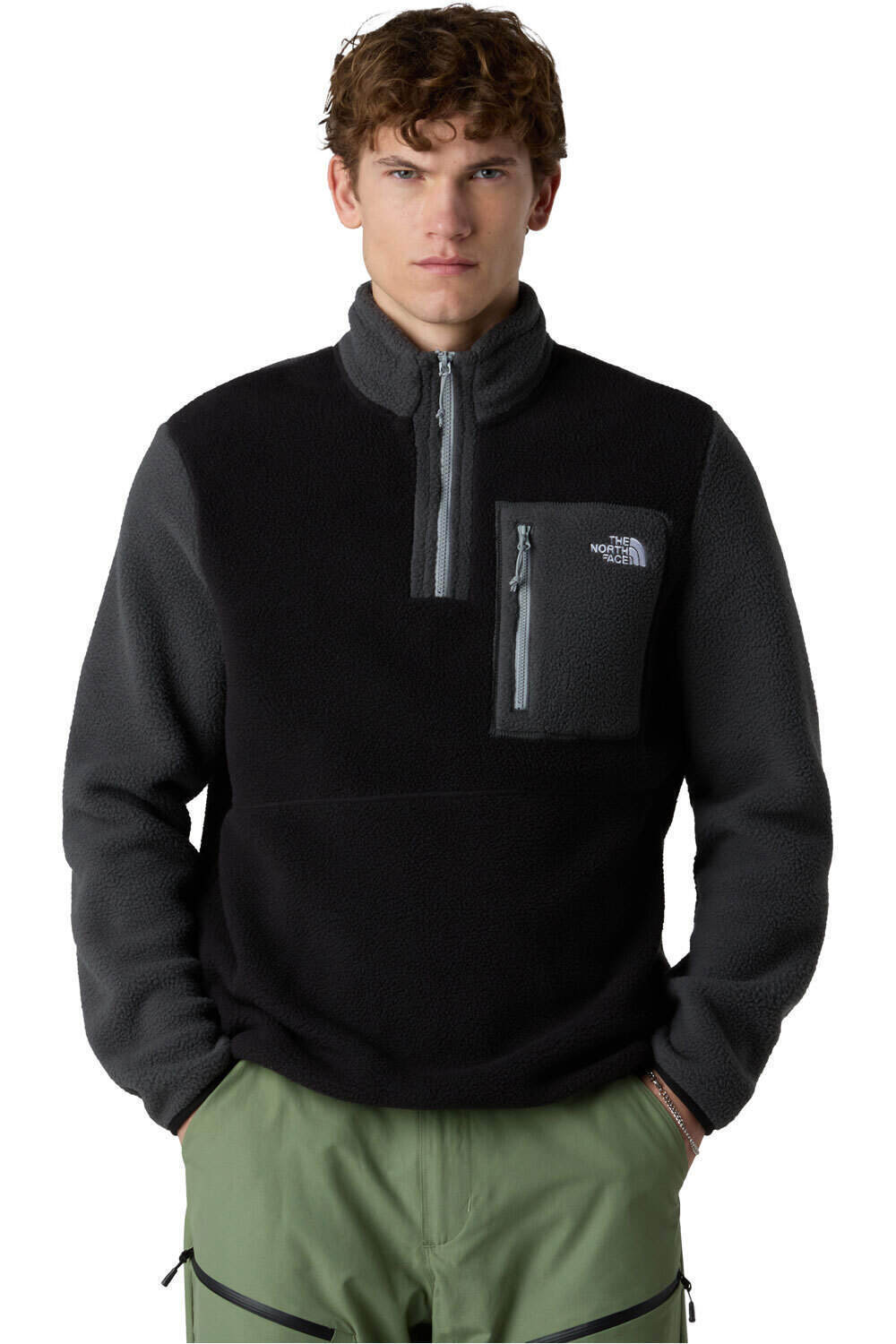 The North Face forro polar hombre M YUMIORI 1/4 ZIP vista frontal
