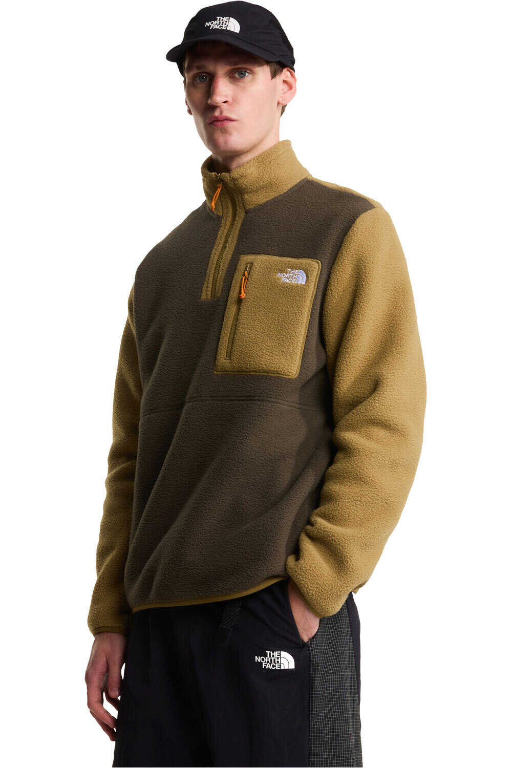 The North Face forro polar hombre M YUMIORI 1/4 ZIP vista frontal