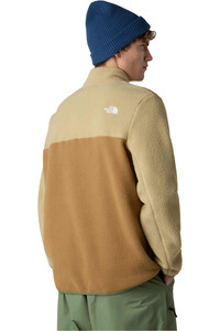 The North Face forro polar hombre M YUMIORI 1/4 ZIP vista trasera