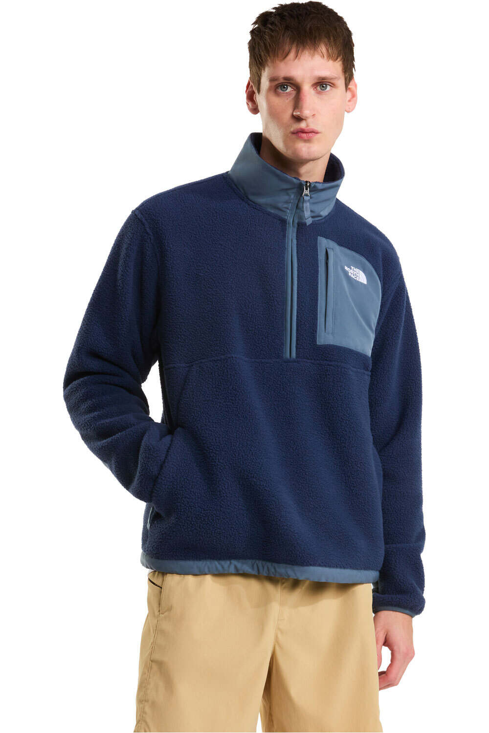 The North Face forro polar hombre M YUMIORI OFF PEAK 1/2 ZIP JACKET vista frontal