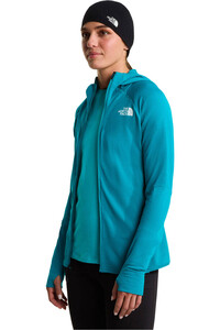 The North Face forro polar mujer W BOLT POLARTEC HOODIE vista detalle