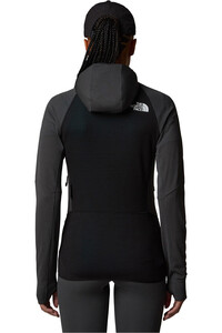 The North Face forro polar mujer W BOLT POLARTEC HOODIE vista trasera