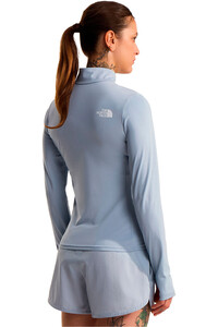 The North Face forro polar mujer W FLEX FULL ZIP JACKET vista trasera