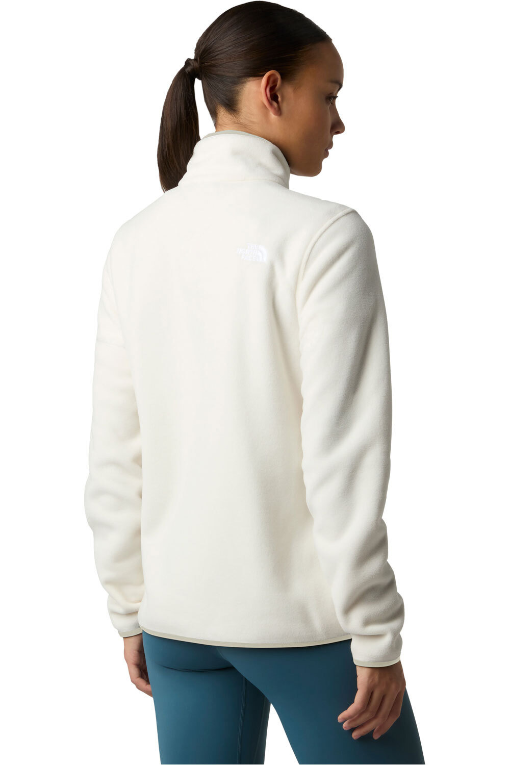 The North Face forro polar mujer W GLACIER FLEECE 1/4 ZIP JACKET vista trasera