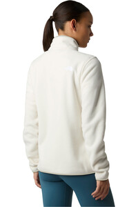 The North Face forro polar mujer W GLACIER FLEECE 1/4 ZIP JACKET vista trasera