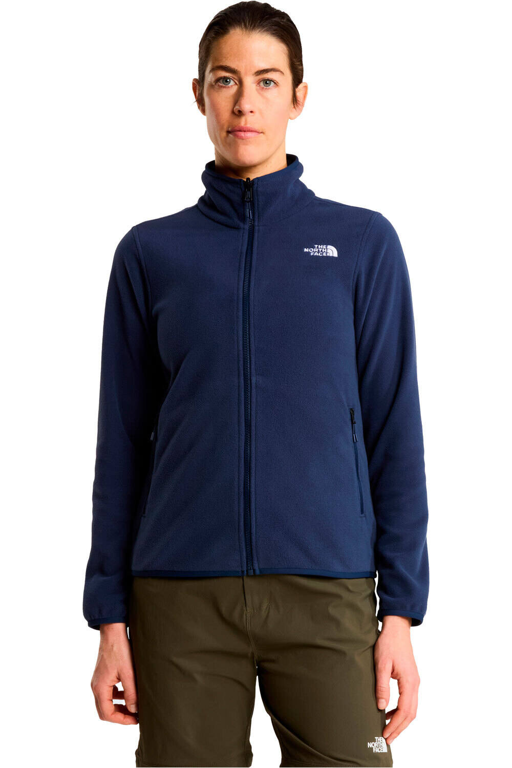 The North Face forro polar mujer W GLACIER FLEECE JACKET vista frontal