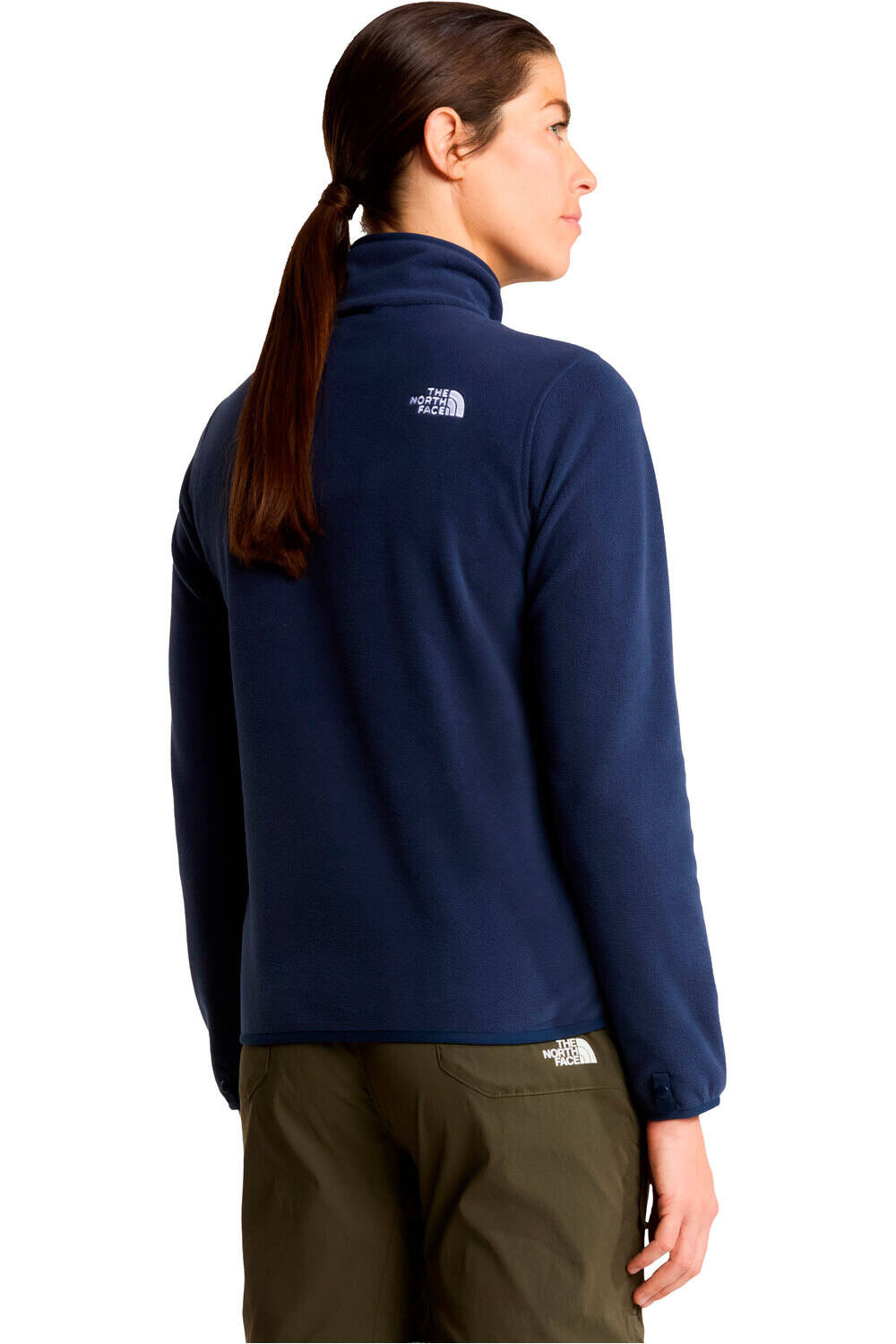 The North Face forro polar mujer W GLACIER FLEECE JACKET vista trasera
