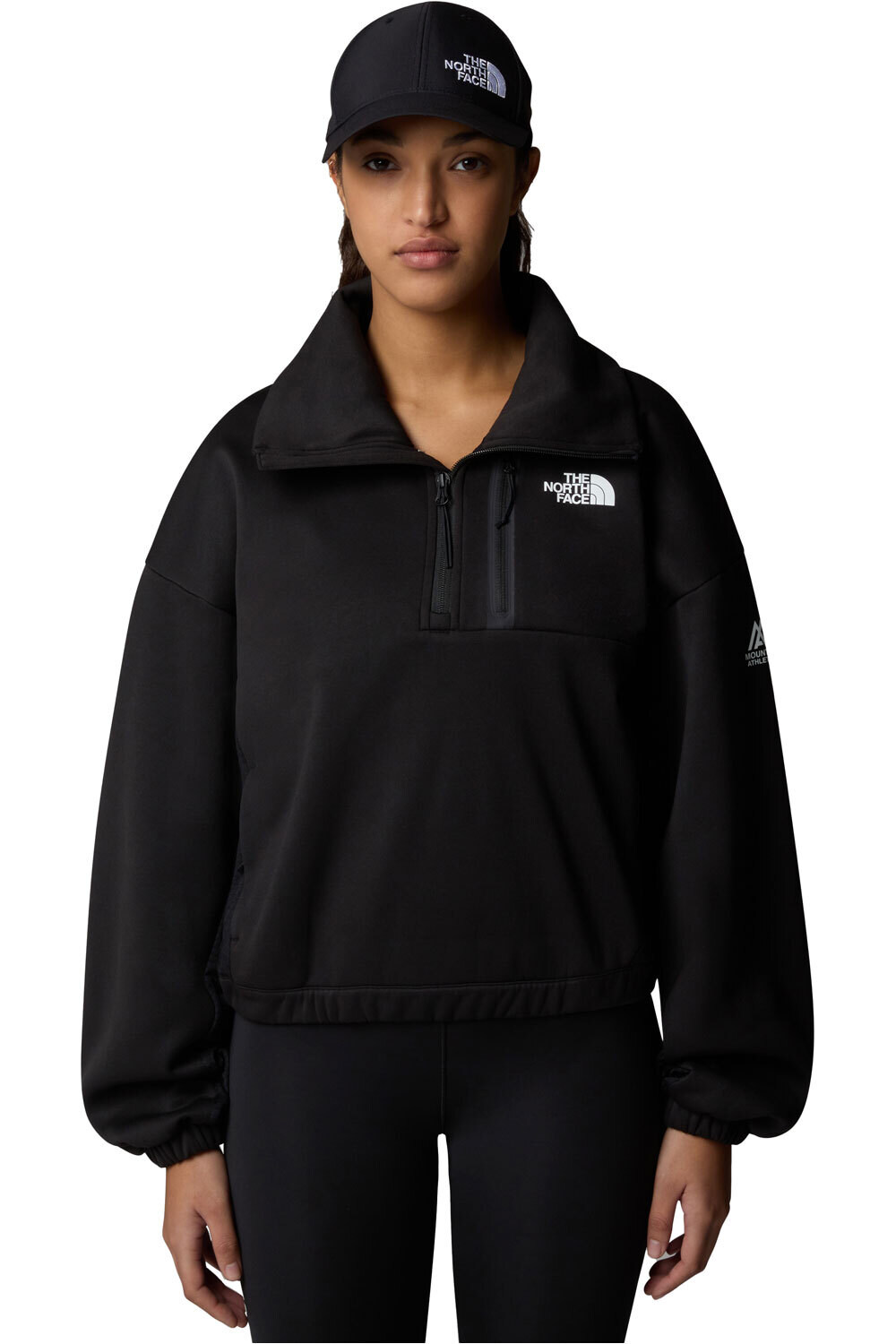 The North Face forro polar mujer W MA FLEECE INTEREST 1/4 ZIP vista frontal