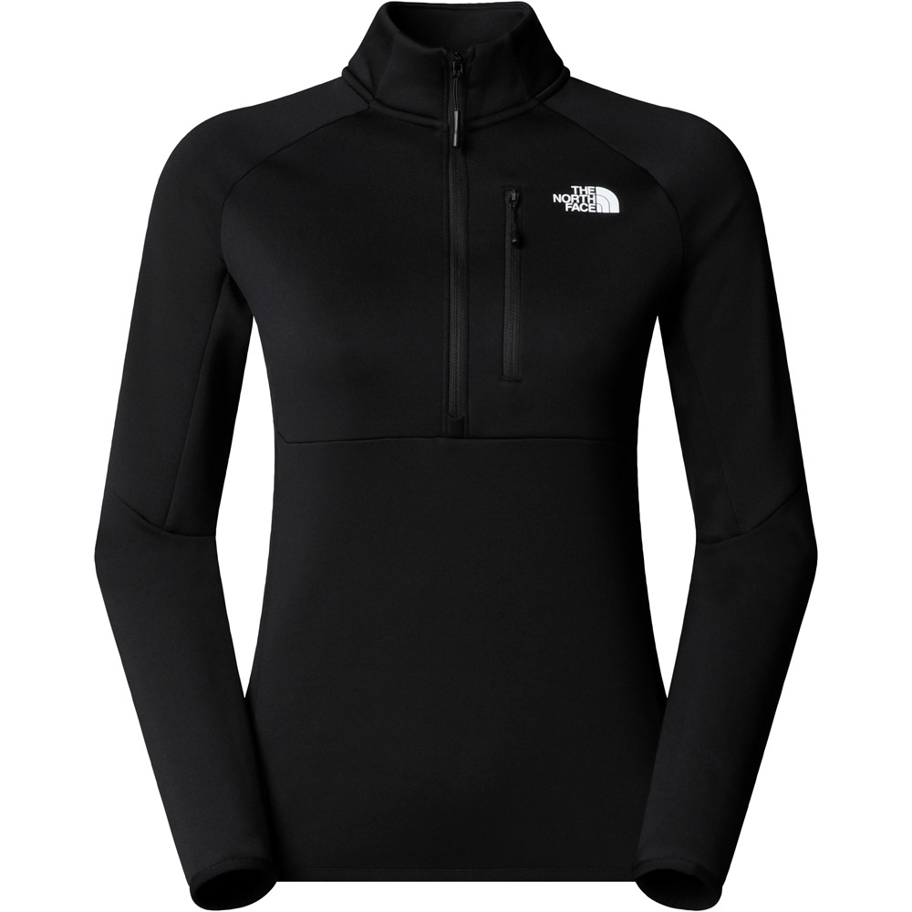 The North Face forro polar mujer W METEORA 1/4 ZIP FLEECE vista detalle