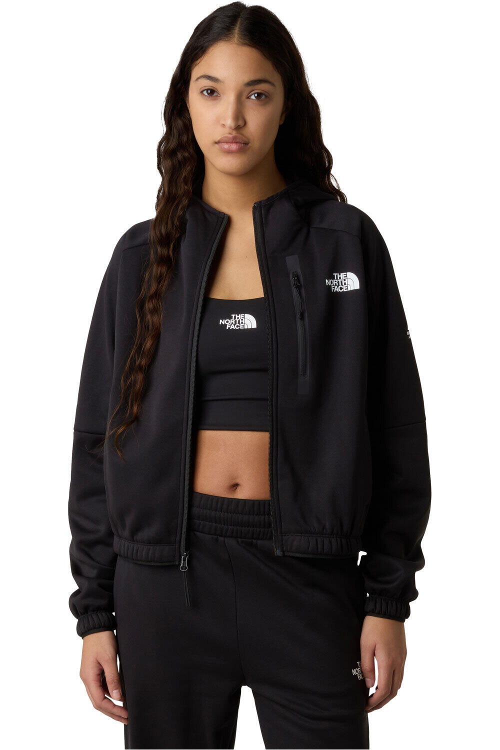 The North Face forro polar mujer W MOUNTAIN ATHLETICS FLEECE FULL ZIP JAC vista detalle