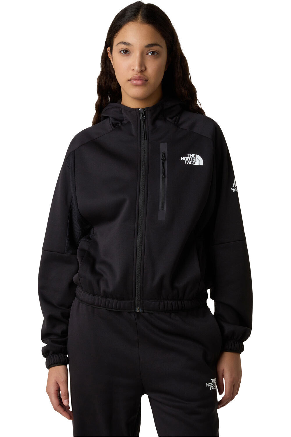 The North Face forro polar mujer W MOUNTAIN ATHLETICS FLEECE FULL ZIP JAC vista frontal
