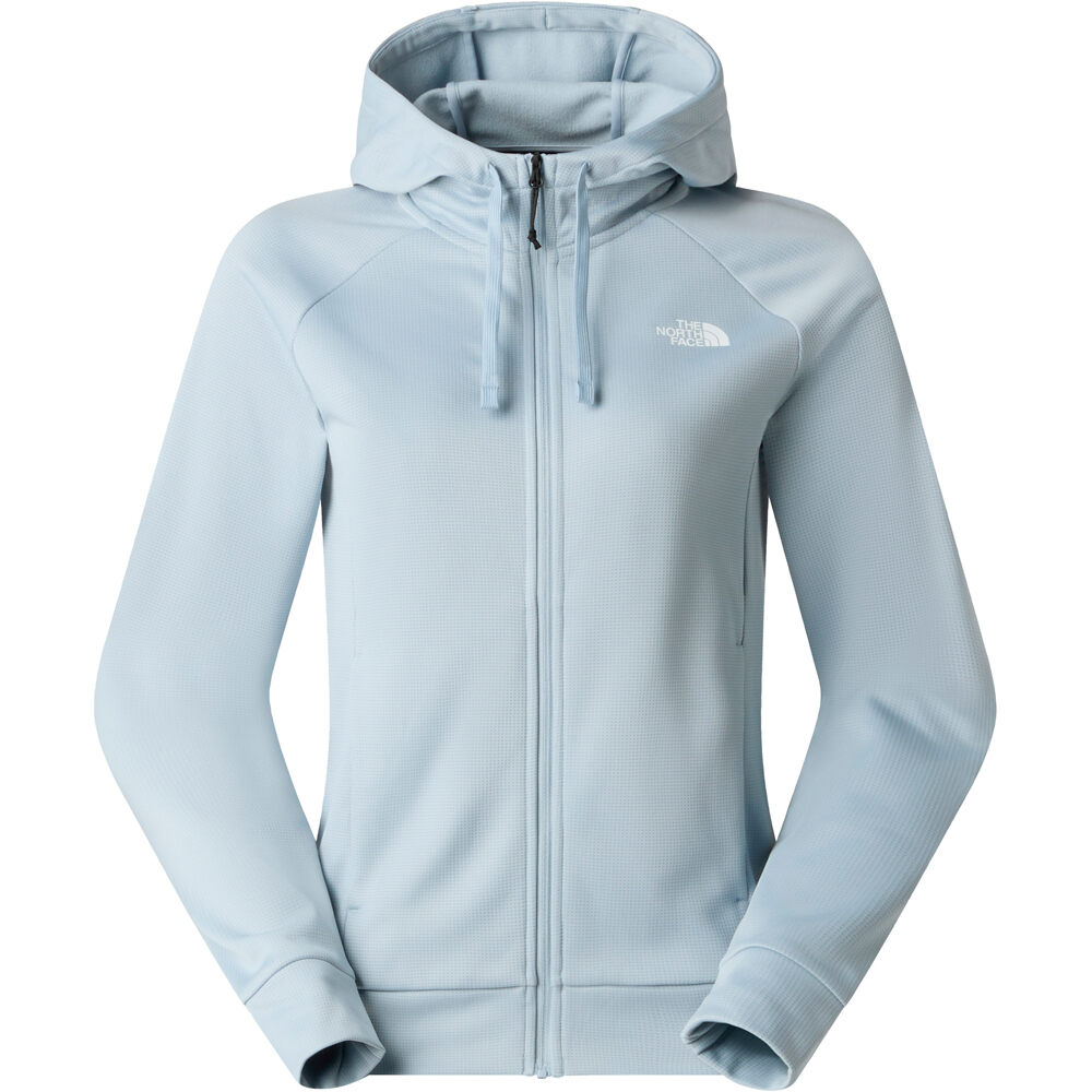The North Face forro polar mujer W REAXION 2.0 HOODED FULL ZIP JACKET 04