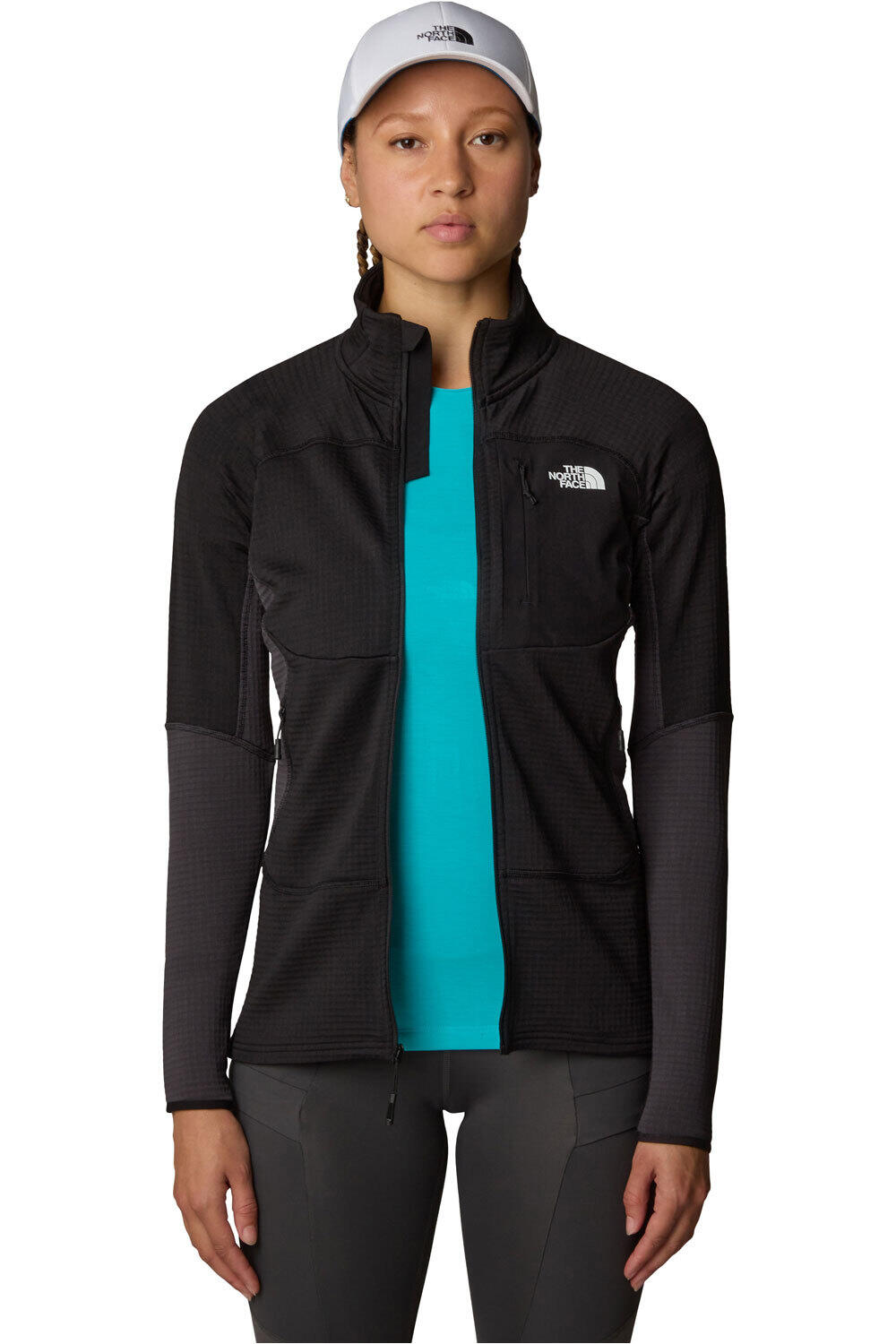 The North Face forro polar mujer W STORMGAP POWERGRID JACKET vista detalle