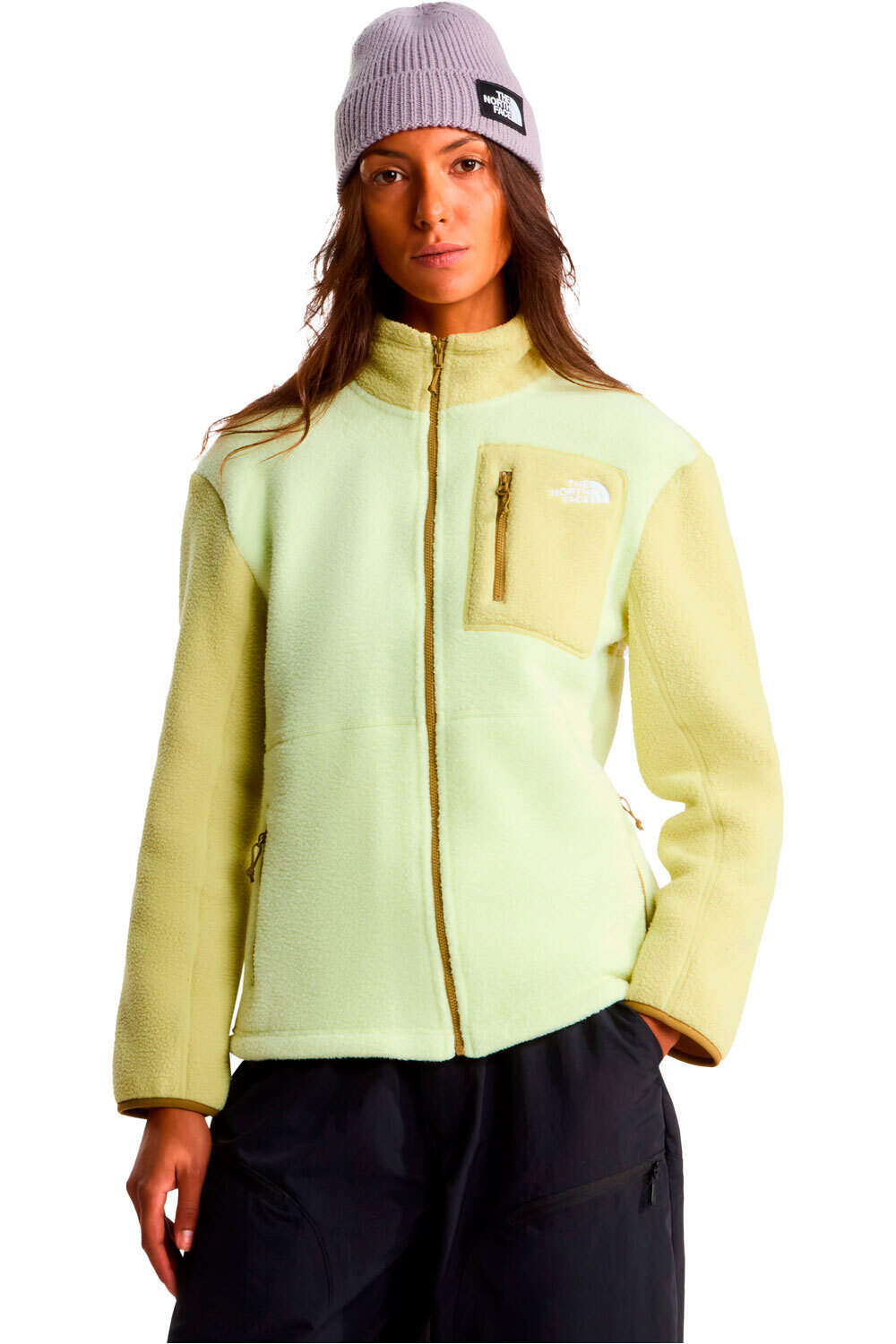 The North Face forro polar mujer W YUMIORI FULL ZIP vista frontal