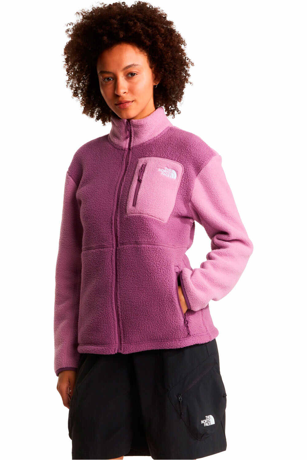 The North Face forro polar mujer W YUMIORI FULL ZIP vista frontal