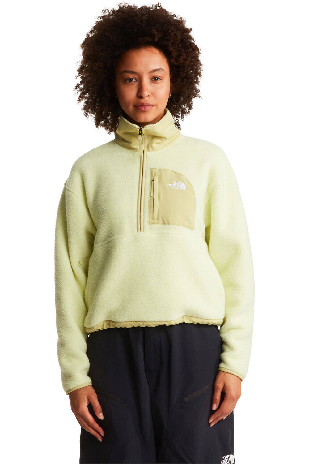 The North Face forro polar mujer W YUMIORI OFF PEAK 1/2 ZIP JACKET vista frontal