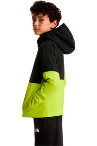 The North Face forro polar niño B ON THE TRAIL FZ HOODIE vista detalle