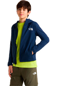 The North Face forro polar niño B ON THE TRAIL FZ HOODIE vista detalle