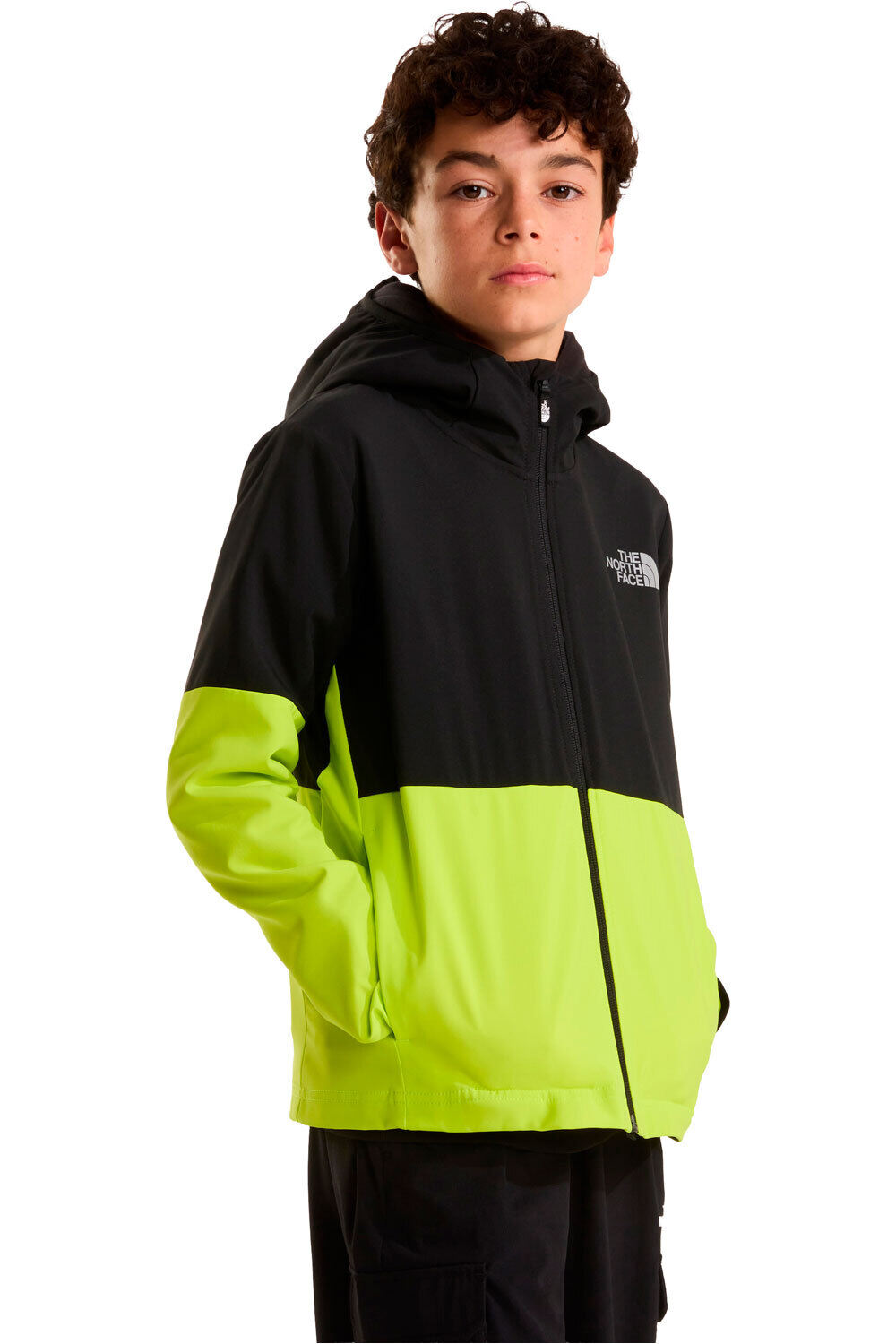 The North Face forro polar niño B ON THE TRAIL FZ HOODIE vista frontal