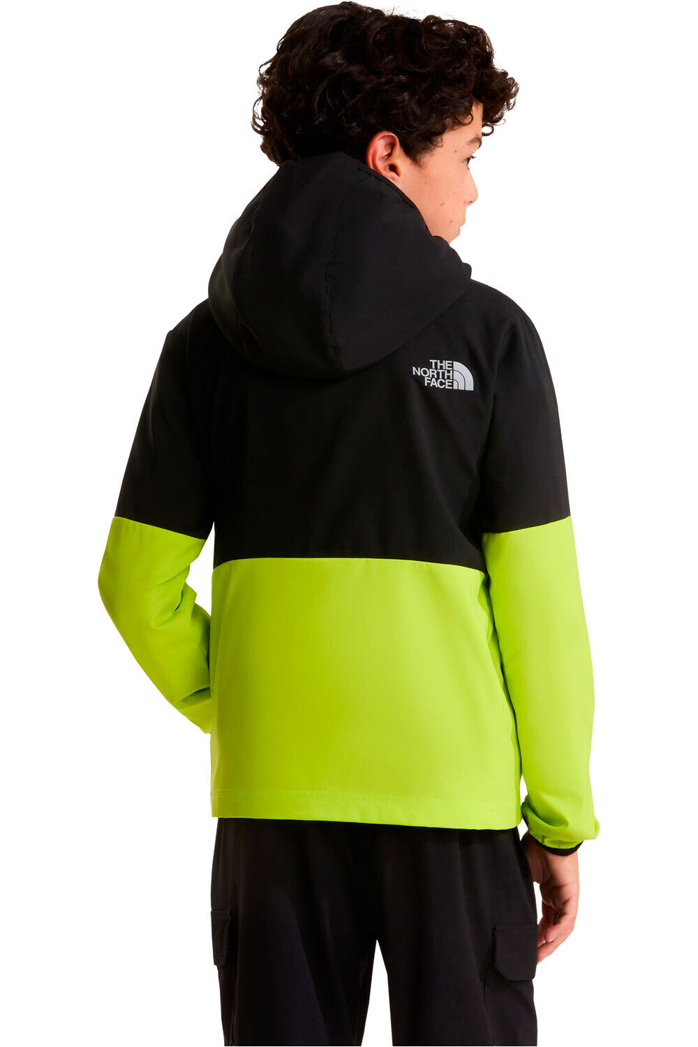 The North Face forro polar niño B ON THE TRAIL FZ HOODIE vista trasera