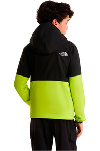 The North Face forro polar niño B ON THE TRAIL FZ HOODIE vista trasera
