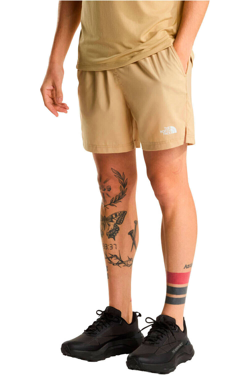 The North Face pantalón corto montaña hombre M 24/7 5 SHORTS vista frontal