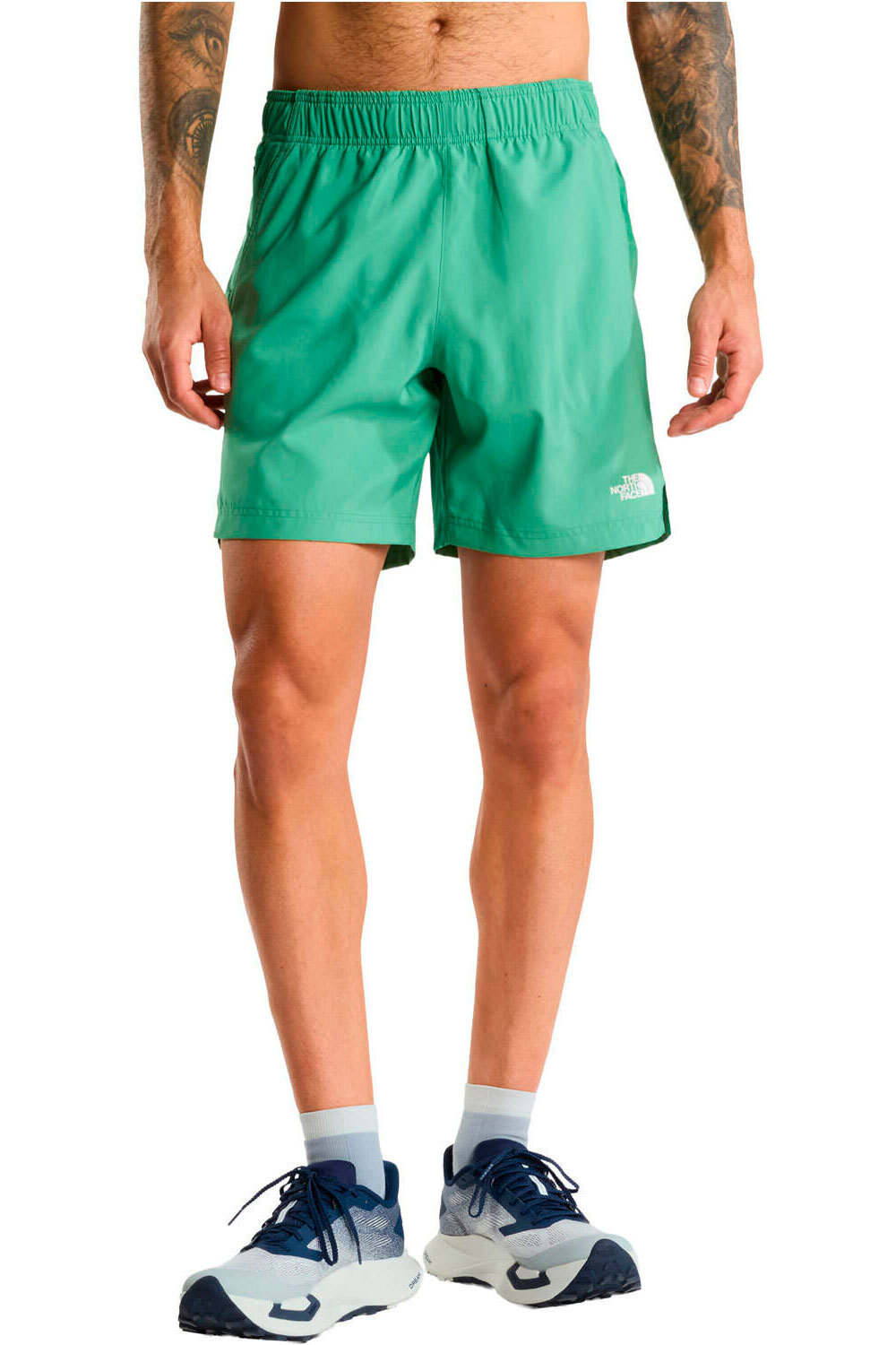 The North Face pantalón corto montaña hombre M 24/7 7IN SHORT vista frontal